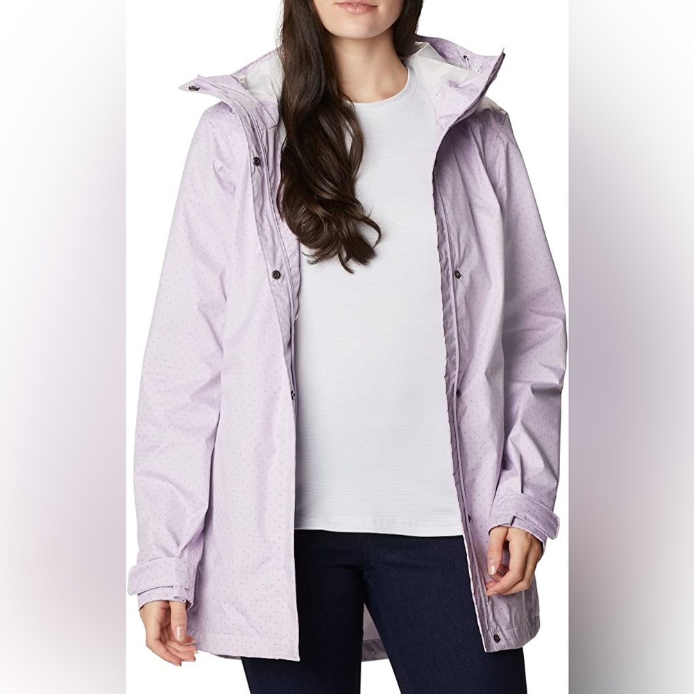 Columbia Lilac Dot Waterproof Jacket